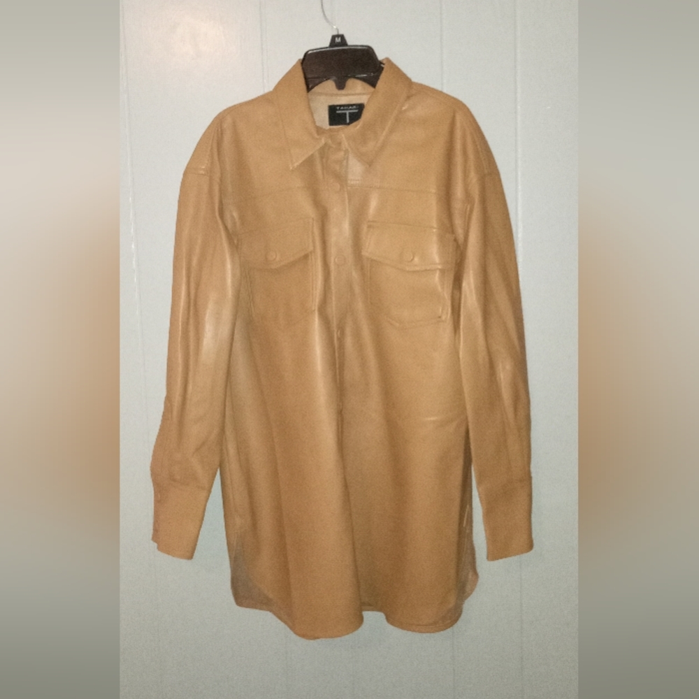 Brown Leather Women's Jacket - Picture 3 of 6